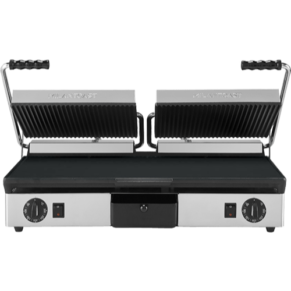 MILANTOAST CONTACT GRILL DOUBLE TYPE (GROOVED)