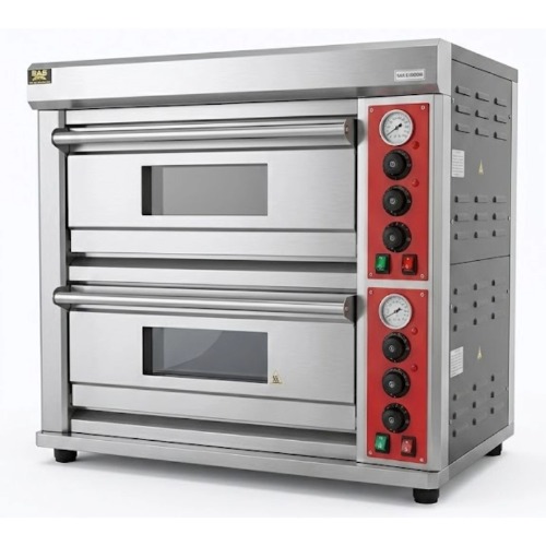 Electric Operated Double Deck Oven With 4 Plates (ET-KPOX2 / ET-TEP-4S 2)
