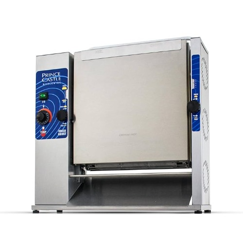 Prince Castle 297-T20BKCE Slim-Line Vertical Contact Toaster - 1200 Buns