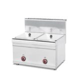COUNTERTOP GAS OPERATED DOUBLE TANK FRYER (ET-RZL-2A)