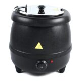 STAINLESS STEEL BLACK SOUP KETTLE (AT51588)