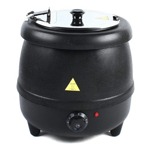 STAINLESS STEEL BLACK SOUP KETTLE (AT51588)