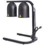 COMMERCIAL DUAL FOOD HEAT LAMP BLACK (DL2112-B)