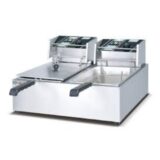 HEAVY DUTY COUNTERTOP 2 TANK FRYER (AS-82)