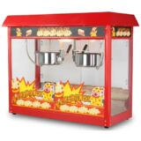 COMMERCIAL DOUBLE KETTLE POPCORN MACHINE (ET-POP6A-2)