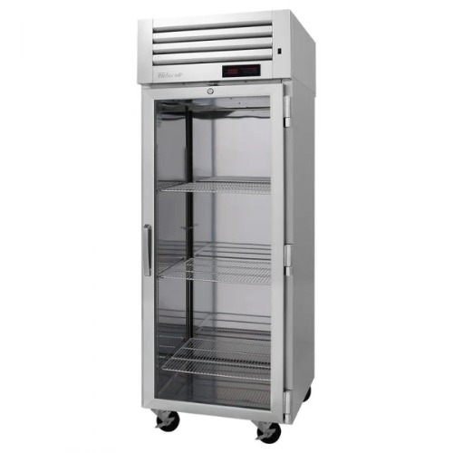 STAINLESS STEEL SINGLE GLASS DOOR HEATED CABINET
