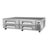 STAINLESS STEEL 4 DRAWER CHEF BASE REFRIGERATOR (TCBE-96SDR-N)